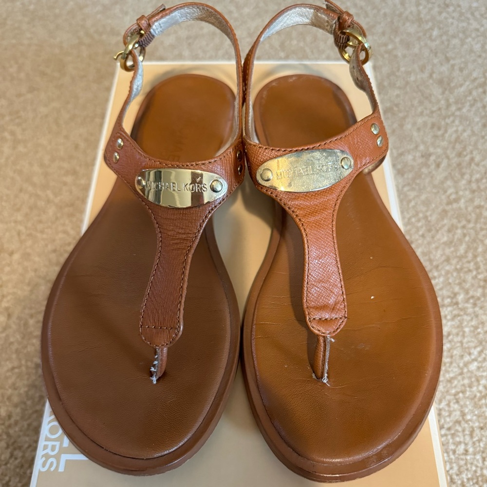 Michael Kors Leather Sandals